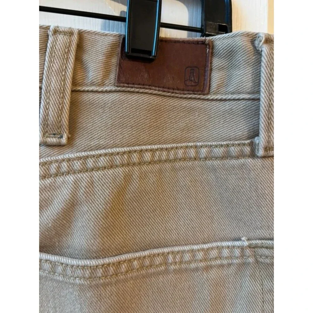 37 Lands' End Men's Traditional Fit 5-Pocket Pants 100% Cotton Tan Beige